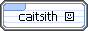 A button for Cait Sith on Neocities.