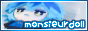 A button for Monsieurdoll on Neocities.